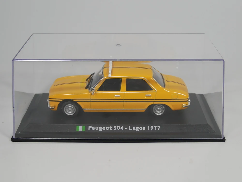 Модель leo 1:43 peugeot 504 Лагос такси 1977 Нигерия литье под давлением модель