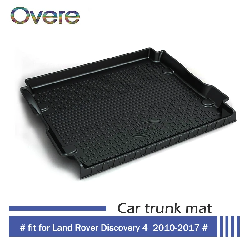 

Overe 1Set Car Cargo rear trunk mat For Land Rover LR4 Discovery 4 2010 2011 2012 2013 2014 2015 2016 2017 Boot Tray Accessories