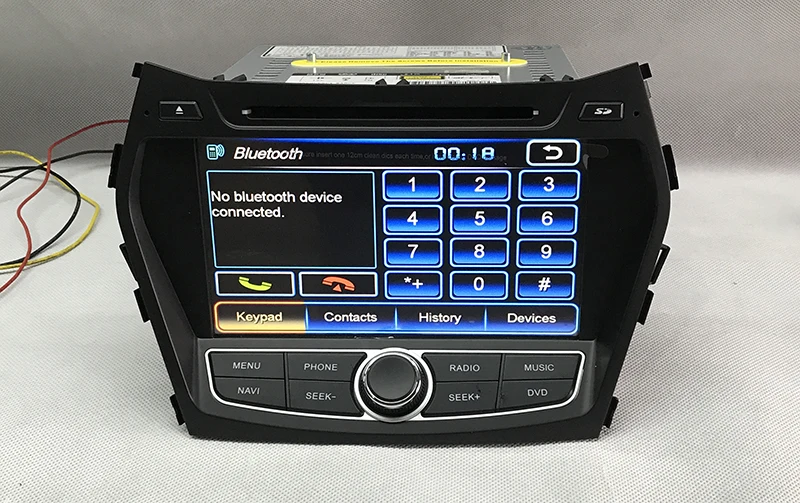 Cheap 2 din car dvd player gps for Hyundai Santa FE IX45 2013 2014 car radio video gps navigation Free Map Free Camera 5