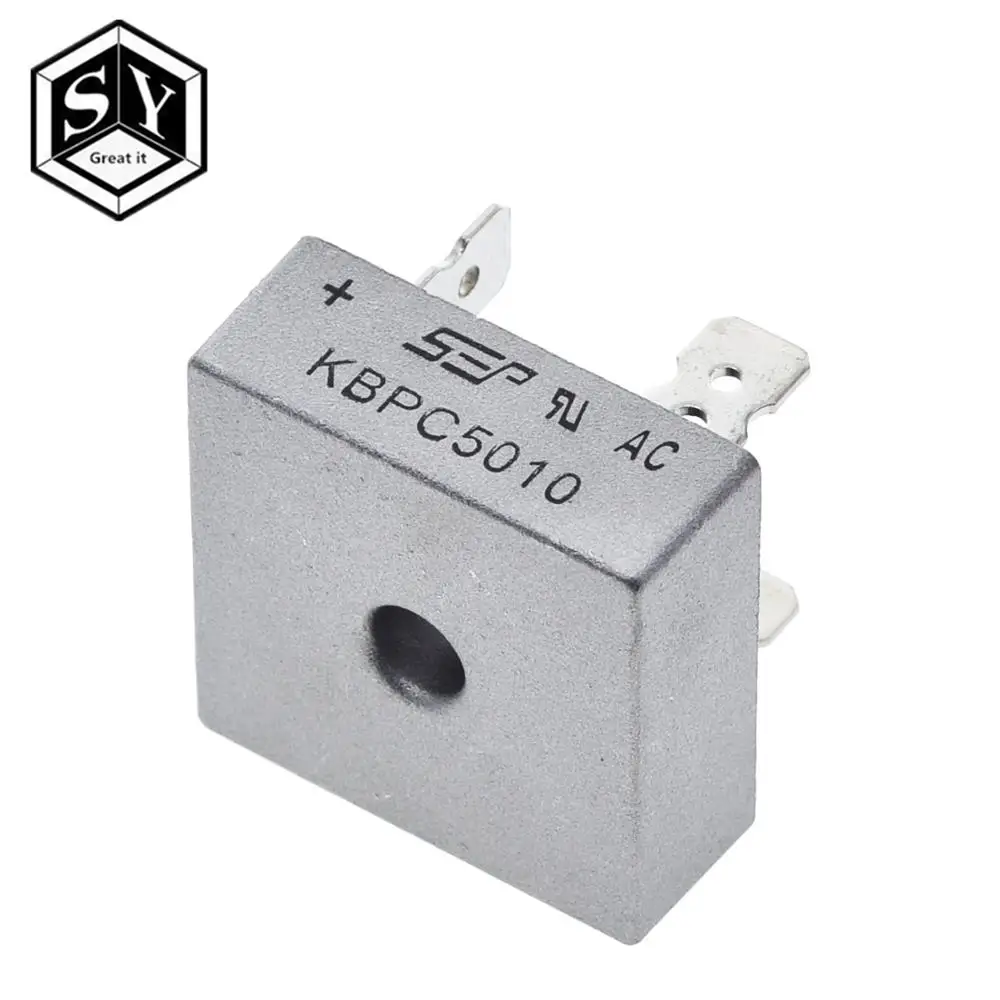 10 шт. большой IT KBPC5010 Мост диод GPP 50A 1000 V|100 pcs|10 pcs |