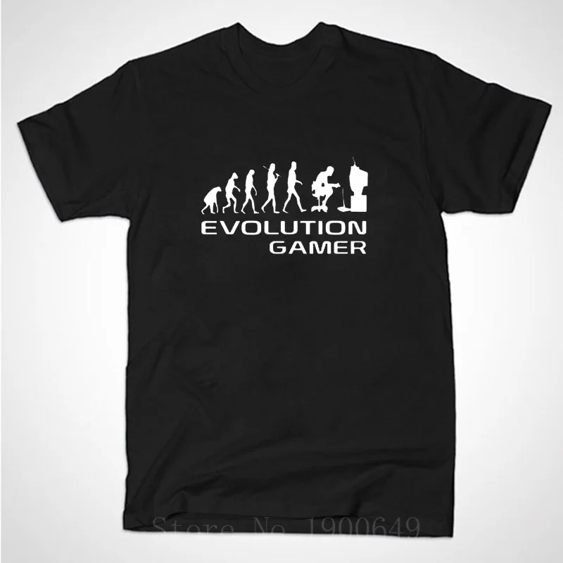 Evolution Of A Gamer PC Geek T Shirt short sleeve O-Neck Anime Funny t-shirt men clothing Plus Size Evolution Of A Gamer PC Geek T Shirt short sleeve O-Neck Anime Funny t-shirt men clothing Plus Size