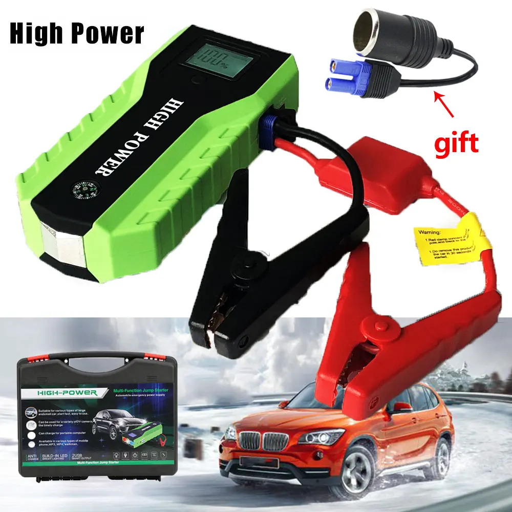 

Multifunction 89800mAh Car Jump Starter 12V 600A Peak Portable Power Bank Car Battery Booster Charger Booster Starting Device CE