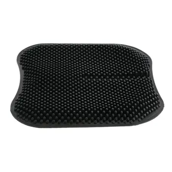 

Silica Gel Car Seat Cushion Non Slip Chair Pad For Office Truck Home Breathable Silicone Massage Seat Cover 16.5 Inch Black