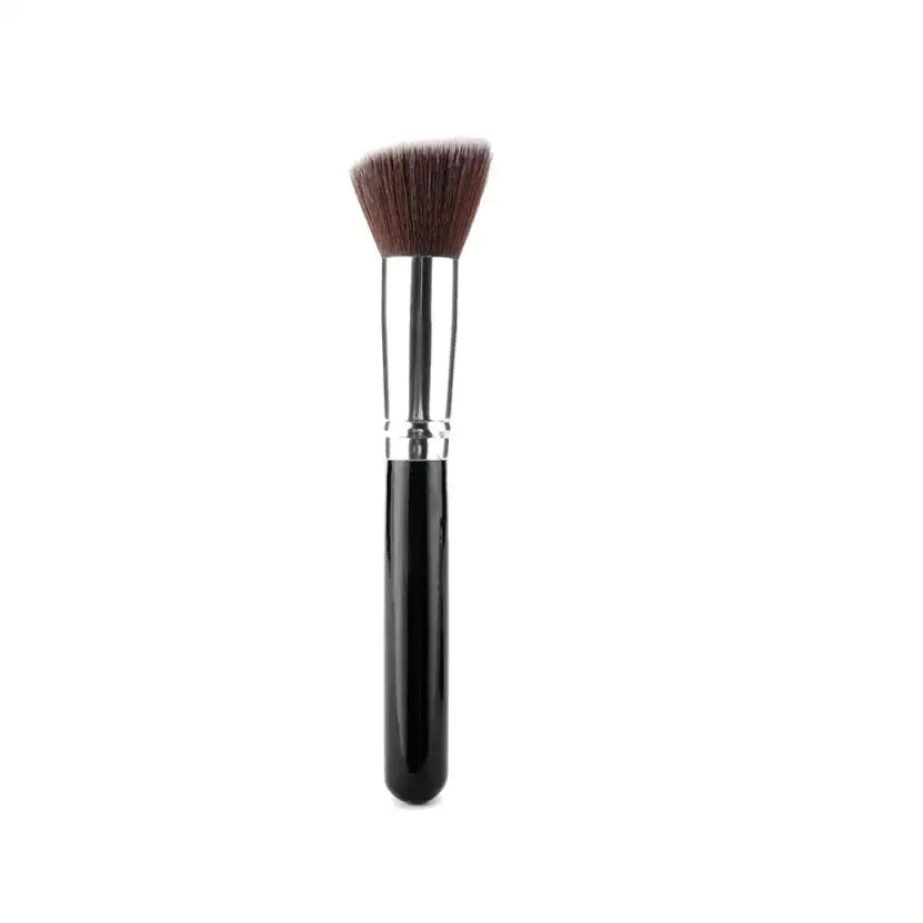 

1pcs Make Up Brushes Black Handle Oblique Head Brush large Blush Brush Powder Foundation #3546