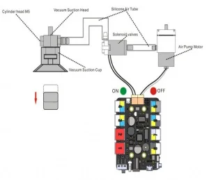 Air Pump Motor  DC 12V 370 02PM3