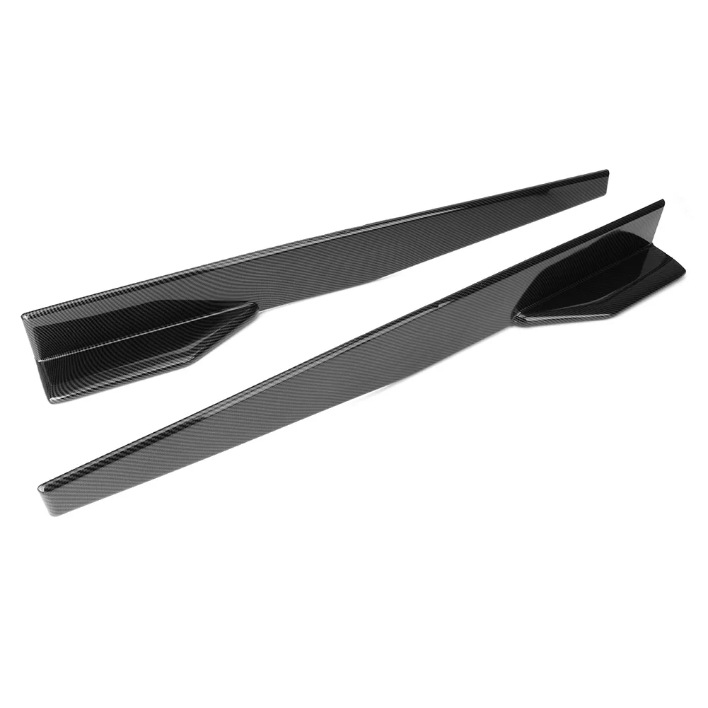 86 см Универсальная автомобильная боковая юбка рокер сплиттеры Winglet углеродного волокна стиль