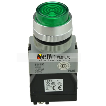 

[SA]Genuine Izumi 22mm 220V LED indicator lights with transformer type APW126DG--5pcs/lot