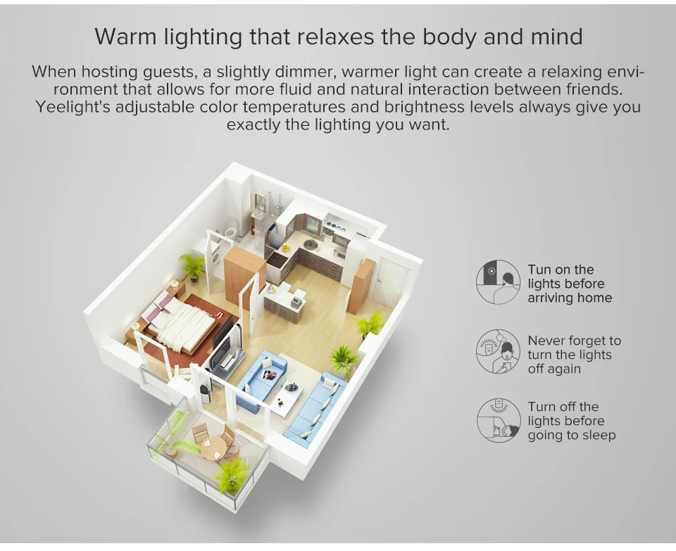 Xiaomi Yeelight Light Bulb LED Smart Bulb 220V E27 9W 600 Lumens APP WIFI Remote Control RGBW Mijia Lamp Bulb Xiomi Smart Home  (6)