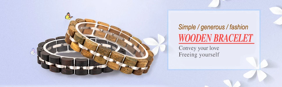 Браслет мужские деревянные браслеты для женщин ювелирный браслет подарок деревянный ремешок для часов S04/S05