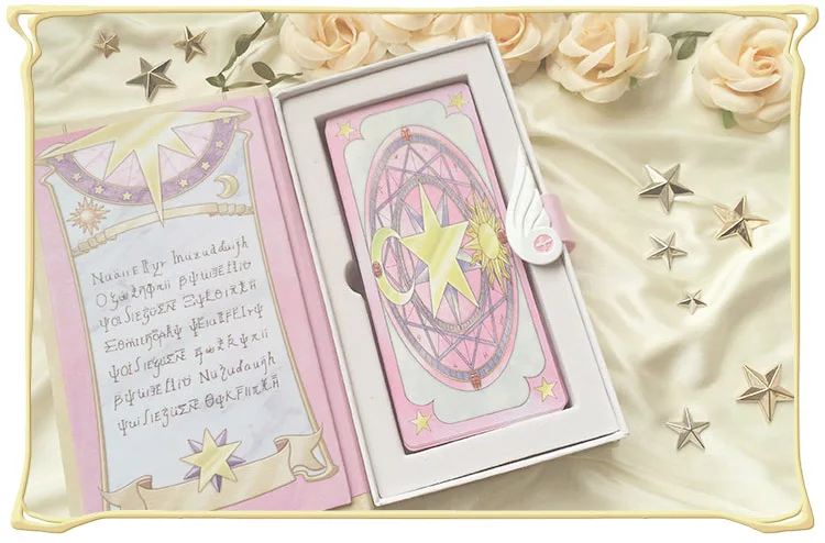 Captor de Cartas Figura de Ação Espaços Segundos Anime Sakura Impresso Papel Criativo Livro Mágico Coleção Cartão Presente Versão Cômica Brinquedo 56 16 Captor de cartas espaços 56 segundos, anime