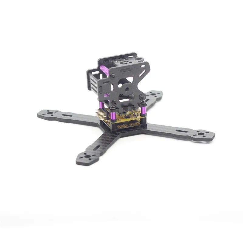 

3MM Mini Quadcopter Frame RX130 150 RX150 DIY Mini RC Carbon Fiber Board Plate for Racing Quadcopter 1306 Motors Through FPV