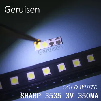 

200PCS/LOT For SHARP LED TV Application LCD Backlight for TV LED Backlight 1W 3V 3535 3537 Cool white GM5F22ZH10A