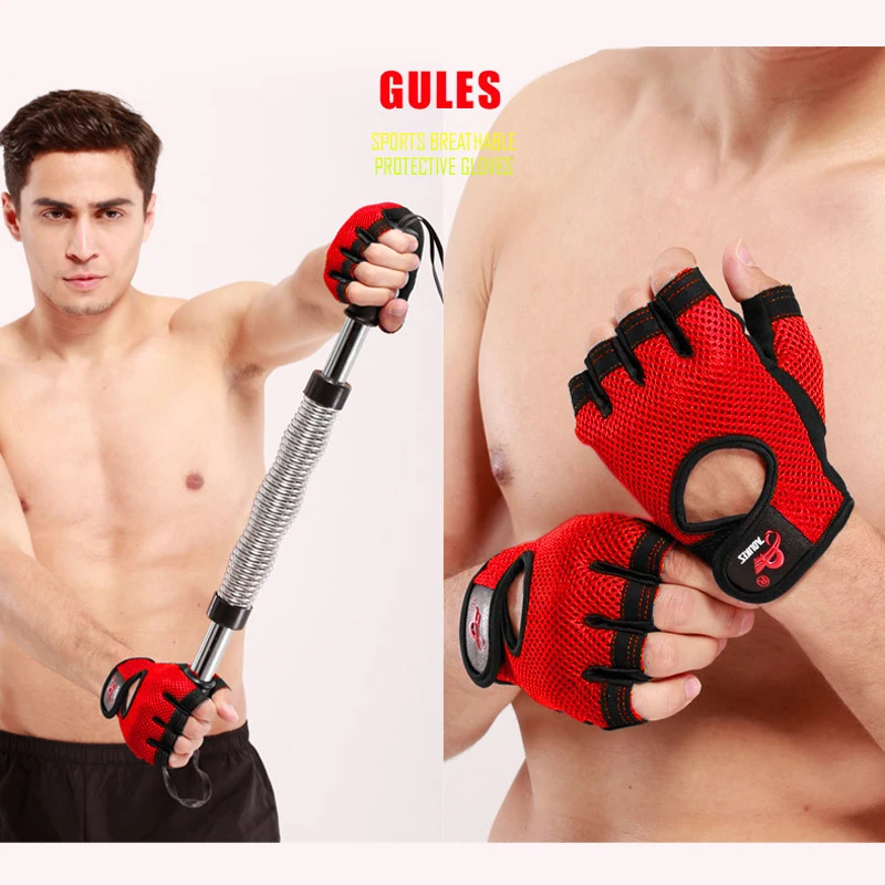 Sports Fitness Weightlifting Gloves Body Building Breathable Gymnastic Training Hollow Antiskid Anti Slip For Men Women