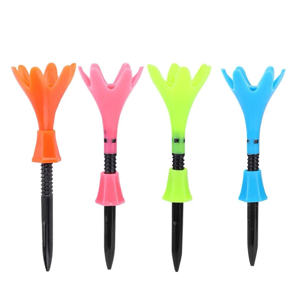 3pcs/lot Plastic Golf Tees 83mm Durable Reusable Stable Professional