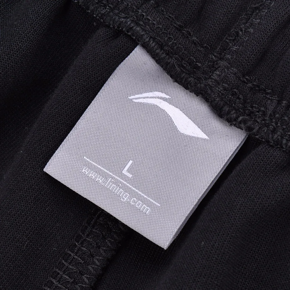 Li Ning Для мужчин тенденции тренировочные штаны гибкий 70% хлопок 30% полиэстер Regular Fit