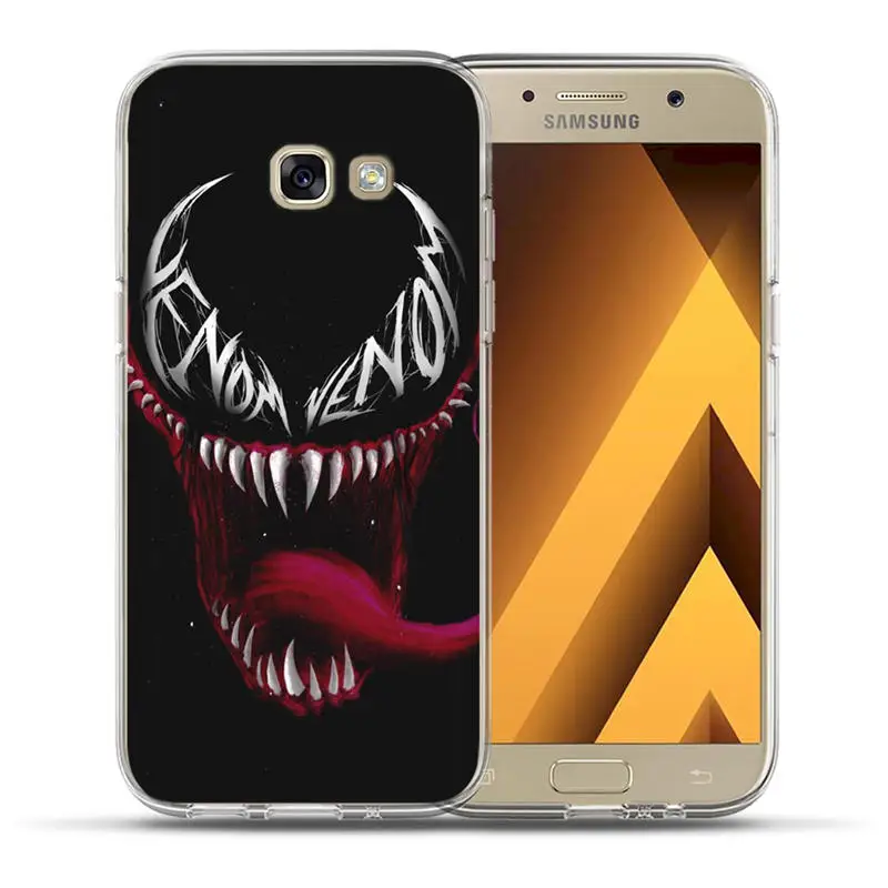 Роскошный чехол Marvel Hero venom для samsung A3 A5 A6 A7 A8 Plus чехол задняя крышка Мстители Coque Fundas Etui - Цвет: 0844