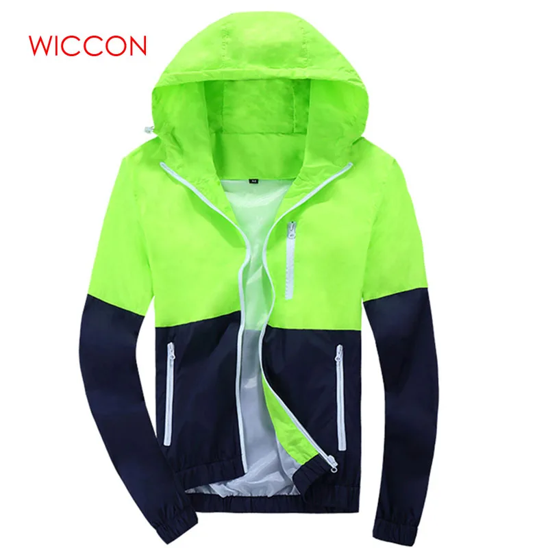 

2019 Thin Hoodie Jacket Men Windbreaker Spring Autumn Mens Jackets Hooded Casual Man Jackets Male Coat Outwear for Couple