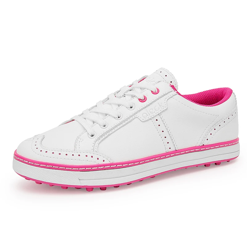 

2019 Women Golf Shoes Sneaker Water Proof Golf Sport Shoes Leather Professional Training Shoes Female