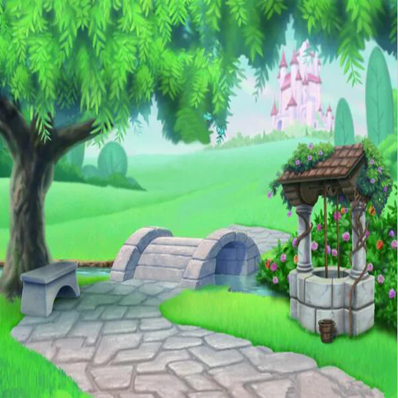 

8x8ft Castle theme Vinyl Photography Backdrops Prop Custom Photography Background CA4189