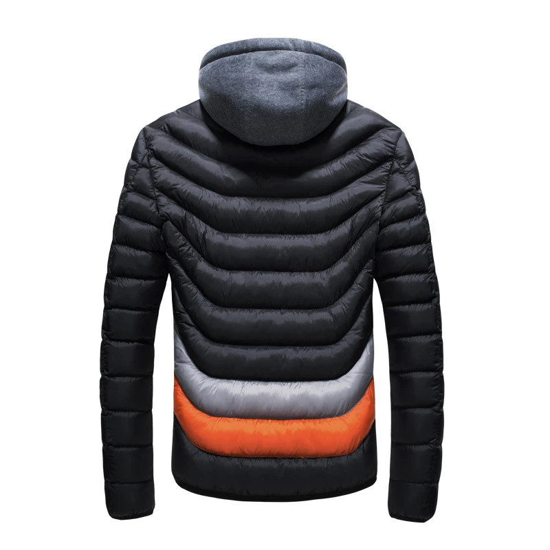 Новые мужские уличные зимние пальто хлопковые куртки сохраняющие тепло толстые флисовые пальто с капюшоном однотонные длинные пальто одежда мужские парки Chaqueta