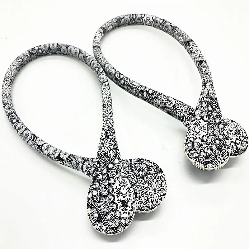 

1 pair handle new flower pattern handles for obag handbag