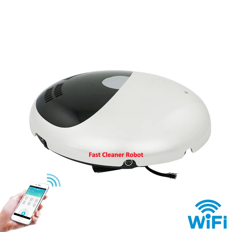 Новейший Смартфон Wi-Fi приложение управление Умный робот пылесос с музыкой, автоматическая зарядка, пульт дистанционного управления, расписание - Цвет: Белый