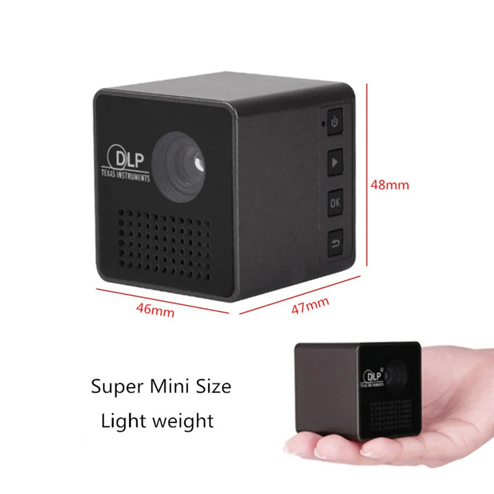 P1+ Mini WIfi Mobile Wireless Portable Projector Pocket Home Movie Projector Home Theater Mini DLP Projector Mini Led Projector P1+ Mini WIfi Mobile Wireless Portable Projector Pocket Home Movie Projector Home Theater Mini DLP Projector Mini Led Projector
