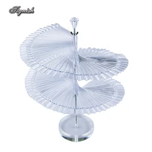 Tignish 120 Stick Tips Nail Art Display Stand Rack Practice Tools DIY 3D Practice Display Clear Natural Colors Optional
