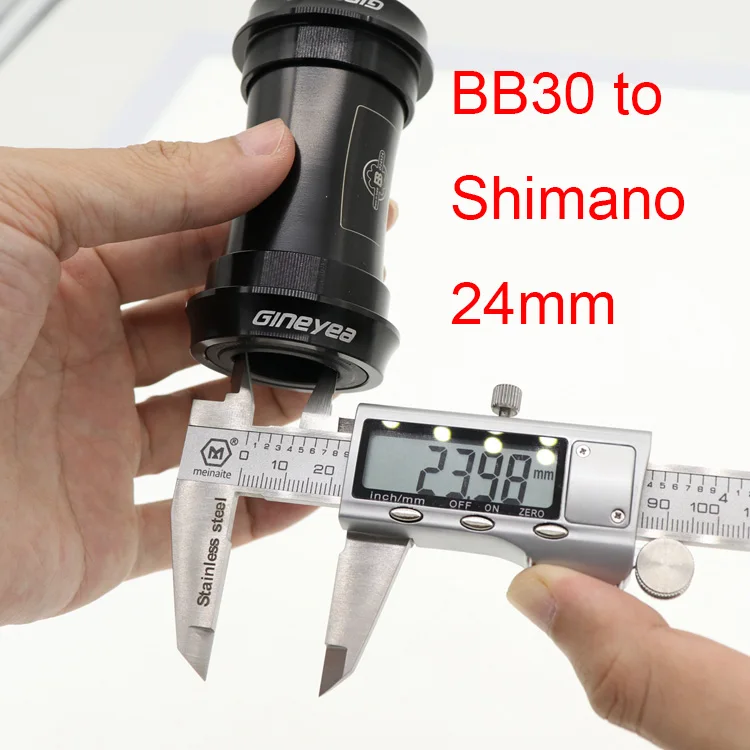 Gineyea Нижний Кронштейн для велосипеда BB30 PF30 BB86 BB92 B79 BB386 для shimano для sram gxp пресс подходит подшипник 24 мм 22 19 мм 42 мм 46 MTB