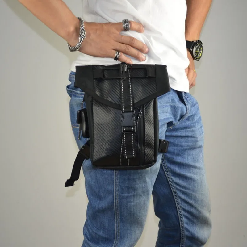 

Motorcycle backpack Motocross waterproof leg bag riding waist bag Outdoor multifunction cycling bag mobile phone Card storage