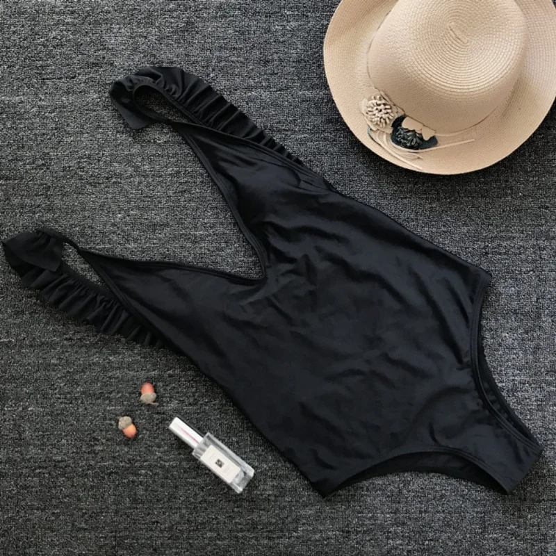 

stroje k pielowe Padded Siamese Beach Backless Piece Swimsuit biquini damskie Lace Multi-Color One Bikini