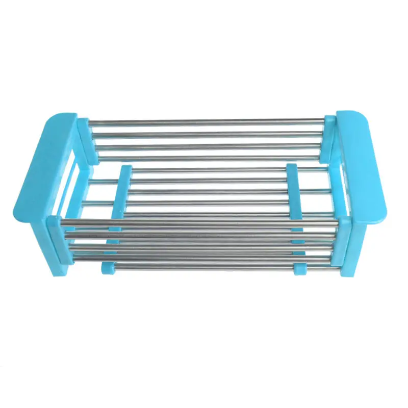 2018 Newest Stainless Steel Dish Drying Rack Drainer Kitchen Holder Tray Organizer Storage 4 Colors
