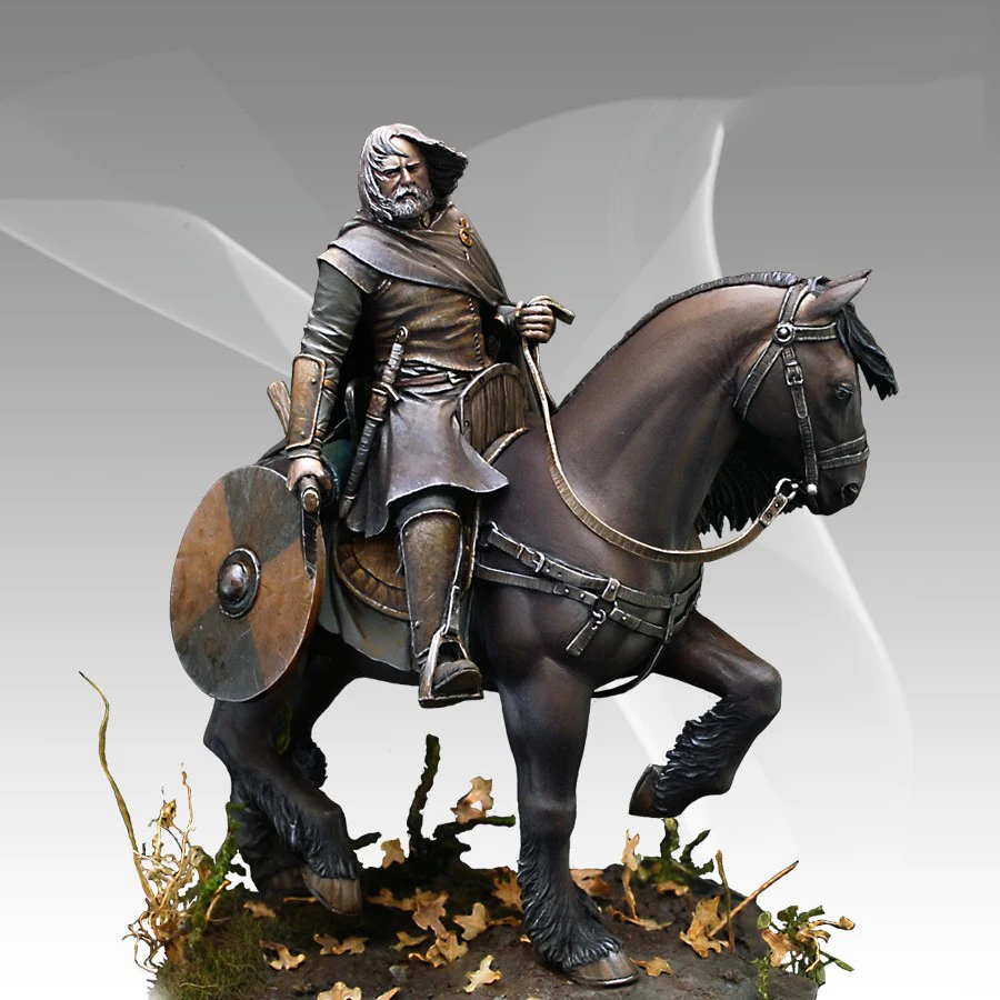 

New Unassembled 1:32 GRAIL KNIGHT(The total height is about 90mm) Figures Resin Kit DIY Toys Unpainted kits