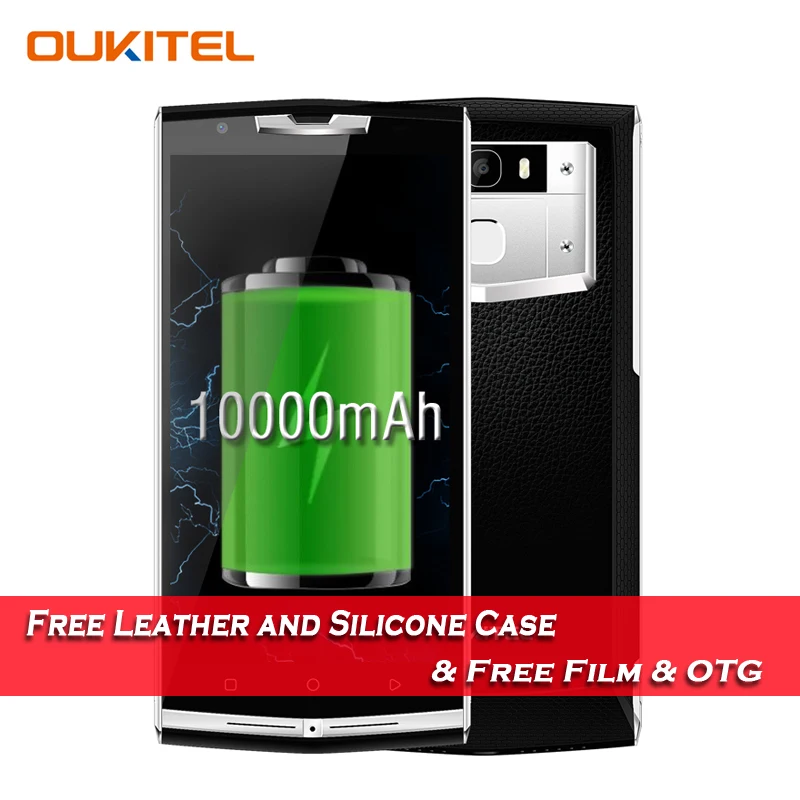 Original Oukitel K10000 Pro 5 5 FHD MT6750T Octa Core 3GB RAM 32GB ROM Fingerprint ID