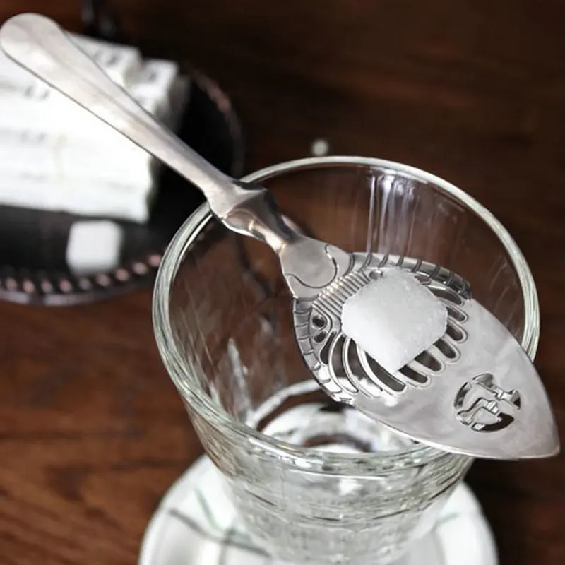 Посуда горький Совок Absinthe стеклянная чашка посуда для напитков ложки фильтр ложка домашняя нержавеющая сталь ложка для абсента коктейль бар