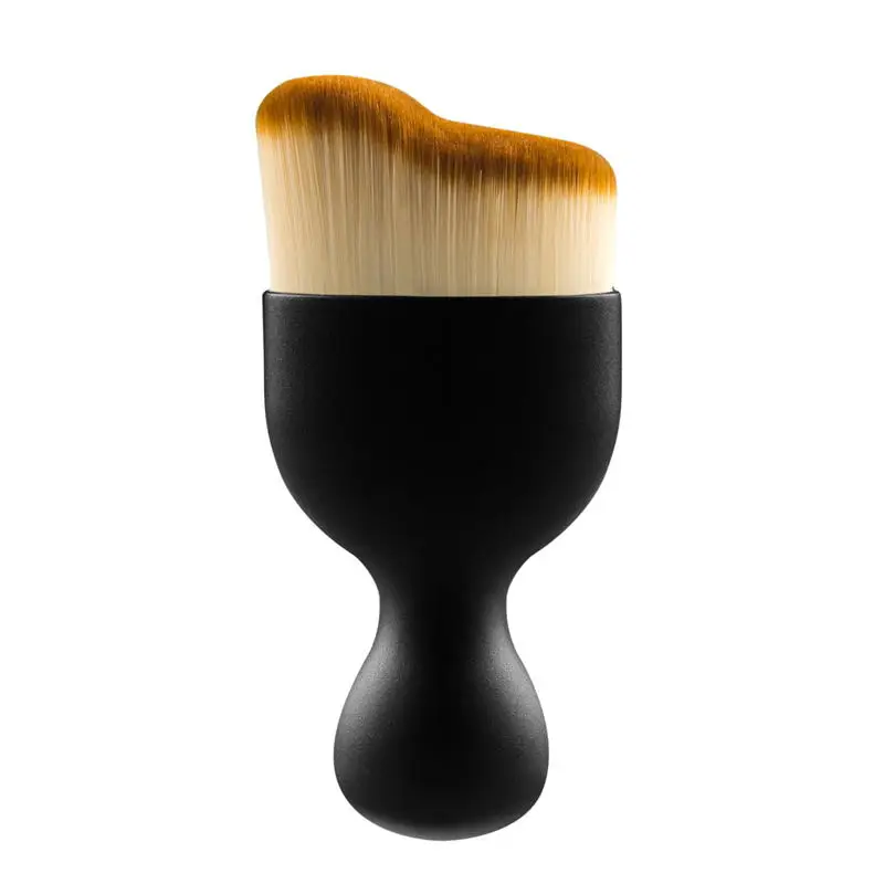 

1PCS Black Contour Foundation Brush BB Cream Makeup Brushes S Shape Loose Powder Brush Multifunctional Makeup Brushes