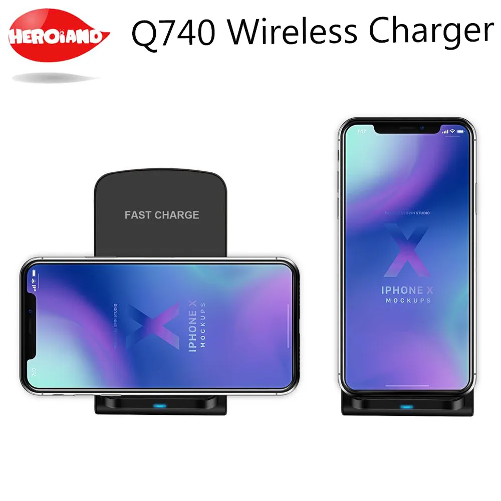 Wireless Charger For iPhone X 8 Plus Quick Charge Fast Qi