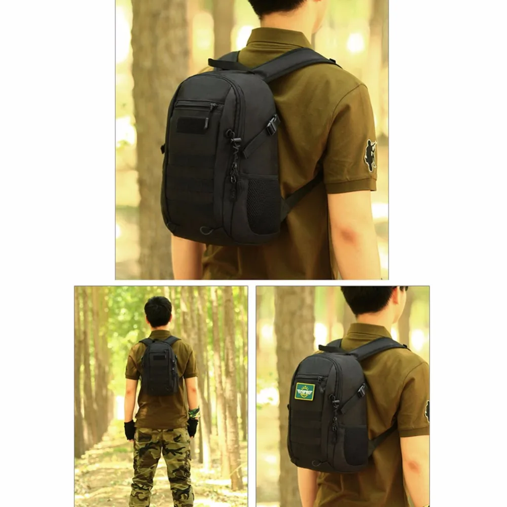 12L мини-рюкзак военный MOLLE рюкзак Шестерни Тактический Нападение Пакет студент школьная сумка для путешествий Кемпинг походы