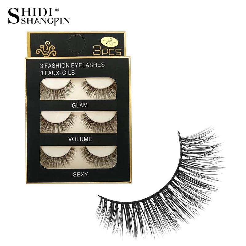 

15 pairs 3d mink lashes makeup soft mink eyelashes false eyelashes wholesale eyelashes extension faux lashes 10*5