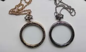 

Factory Direct Wholesale Vintage Quality Monocle Magnifier Magnifying glasses Necklace DIY Sewing Tools