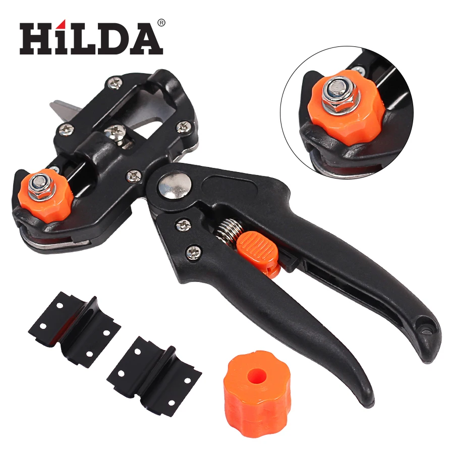 

HILDA Pruner Tree Cutting Tool Garden Pruning Scissor Grafting Cutting Tool 2 Blade Garden Tools Set