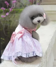 FG10 free shipping Dog Dress Summer Pet lace Dress For Dogs Pet Clothes new arrival