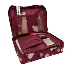 Beautician Vanity Necessaire Trip Women Travel Toiletry Wash Bra Underwear MakeUp Makeup Case Cosmetic Bag Organizer Accessories