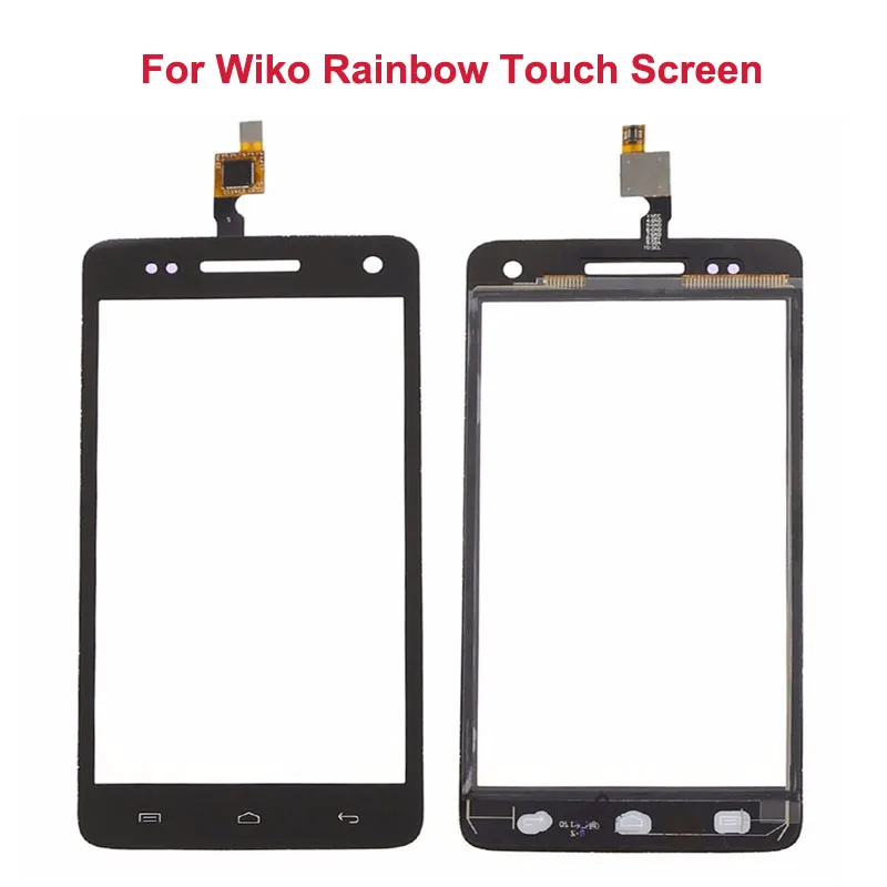 For Wiko Rainbow Front Touch Screen Digitizer Panel Sensor Glass Lens