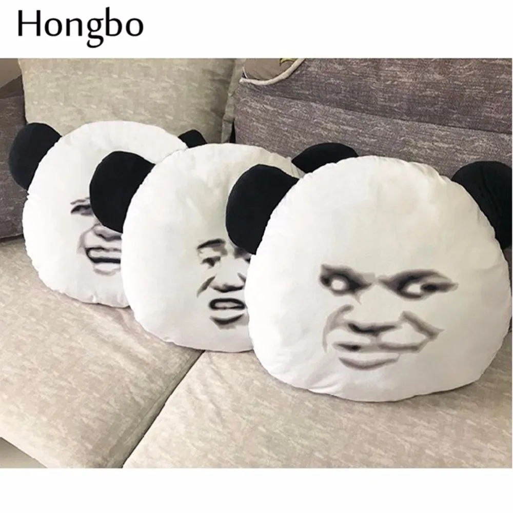 

Hongbo 1 Pcs Emoji Funny Spoof Mr Kim Expression Bolster Pillow Toys for Children