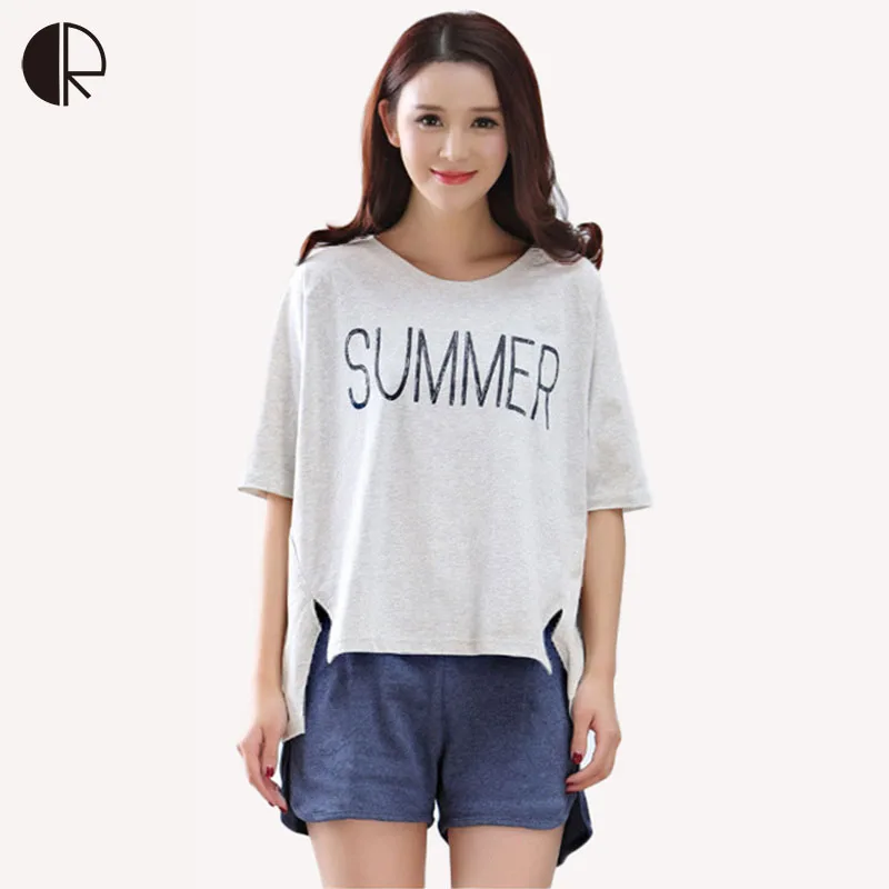 Новинка 2017 летняя одежда для сна женская пижама пары вязаный хлопковый костюм