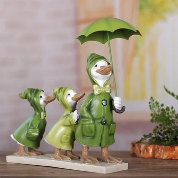 

Lovely duck ornaments Home Furnishing jewelry crafts living room cabinet TV cabinet study room