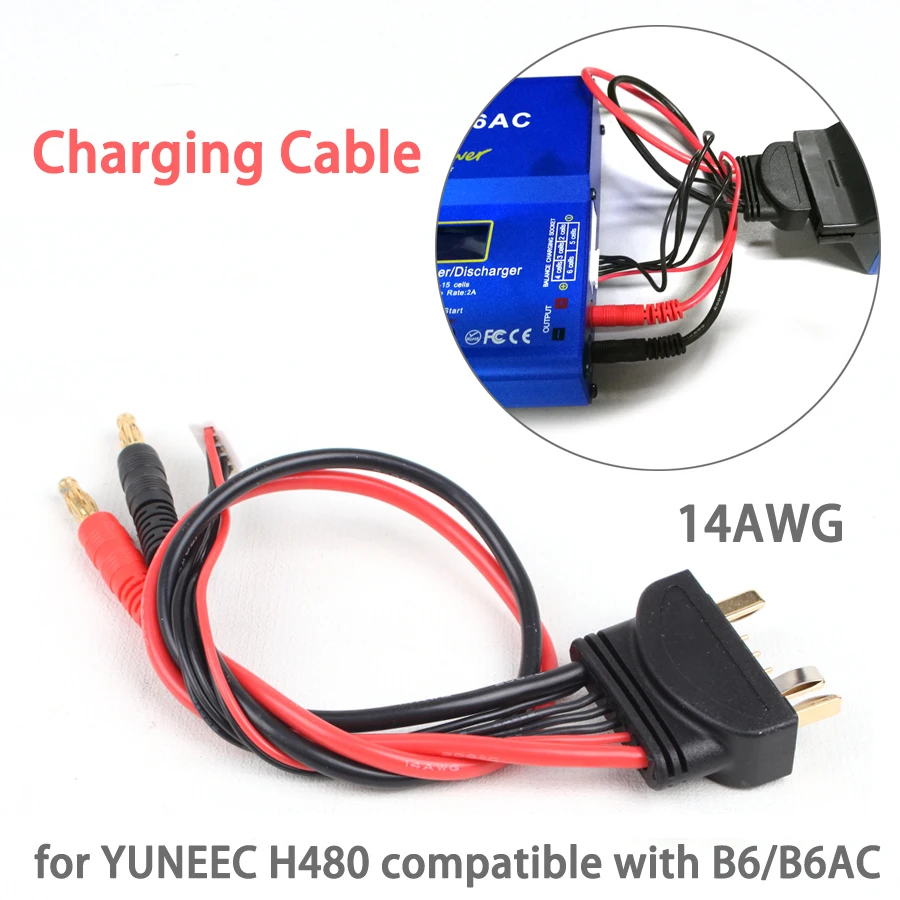 H480 зарядный кабель B6 B6AC зарядное устройство адаптер патч для YUNEEC H480|cable for|cables for