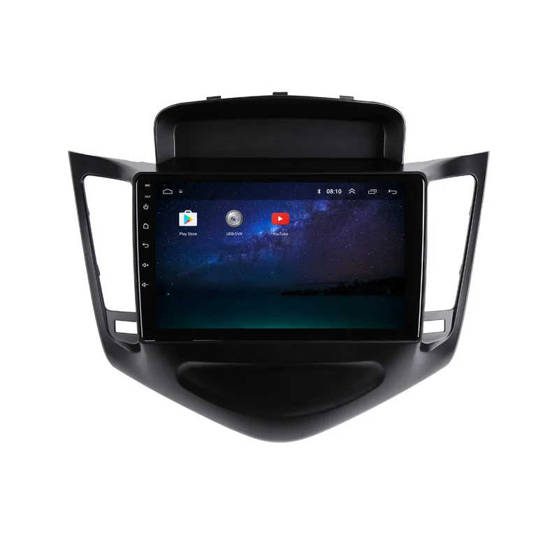 Excellent 9" 2.5D IPS Android 8.1 Car DVD Multimedia Player GPS for Chevrolet Cruze 2008 2009 2010 2011 2012 audio radio stereo navigation 3