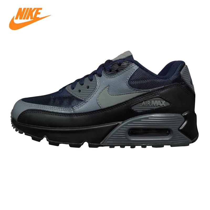 

Nike Air Max 90 Men's Running Shoes, Dark Blue, Shock Absorption Breathable Non-slip Wear-resistant Lightweight 537384 426
